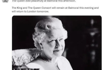 美国、国际政要哀悼英国女王伊丽莎白二世