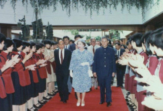 36年前，英女王来到中国的广州一日