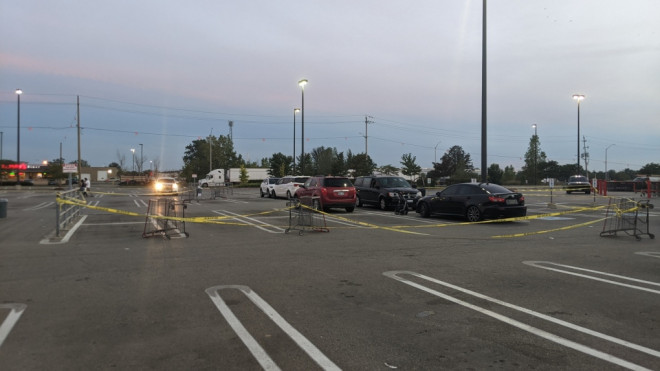 A mother and her daughter were struck in a Costco parking lot on Saturday September 10, 2022 (Joel Merritt/CTV News London)