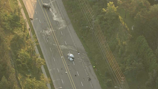 A driver is dead following a head-on collision in Markham Wednesday morning. 