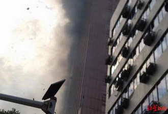 长沙大厦火灾暂无伤亡 亲历者:6分钟从24层跑下来