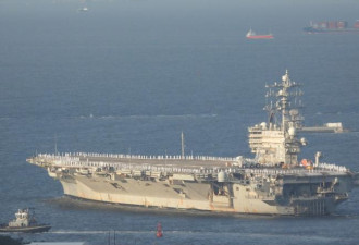 相隔5年：美核舰“雷根号”将在韩国海域联合军演