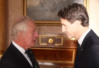 杜鲁多抵英与查尔斯会面：代表加拿大效忠新国王