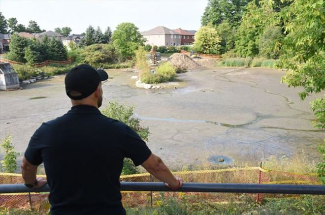 Pond Drained