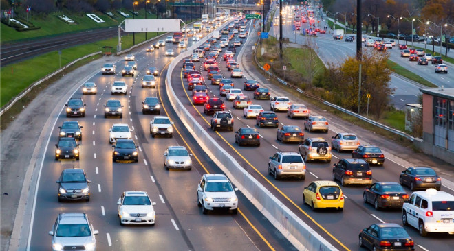 The average number of hours Toronto drivers spend in traffic every year