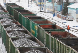 中国八月从俄进口煤炭创五年来最高