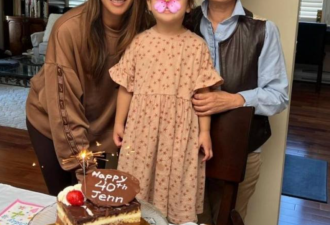 谢霆锋妹妹温哥华庆祝40岁生日！3岁女儿站家族C位，不是混血