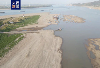 鄱阳湖刷新历史最低水位 江西首次发枯水红色预警