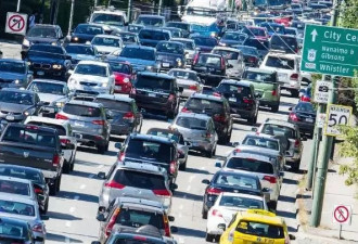 加拿大交通最拥挤的城市温哥华第一 多伦多10条路段上榜