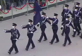 首次大汇演！香港保安局各纪律部队表演中式步操