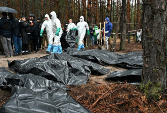 乌克兰：挖掘出447具尸体其中30具尸体显酷刑痕迹