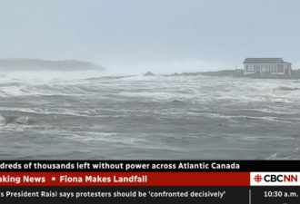 杀人飓风虐哭加拿大！5层楼高巨浪 连人带房卷入海！