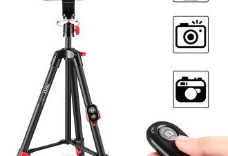 Fufly 三脚自拍架+蓝牙遥控器 高度可调 适用手机 相机