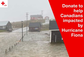 支援飓风受灾民众 联邦和加拿大红十字会设立捐款匹配计划