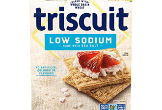 Triscuit 低钠无糖海盐全麦饼干$2.25