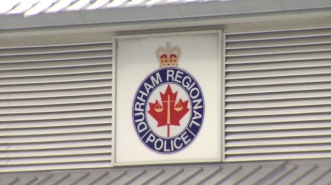 The Durham Regional Police logo is seen in this file image.