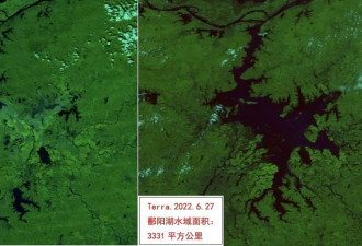 江西省无降水,鄱阳湖只剩不到“三成”了