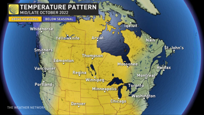 Temp Pattern Second Half October 2022