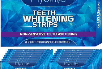 MySmile 美白牙贴14组28条装 除咖啡等各种牙渍 牙医推荐