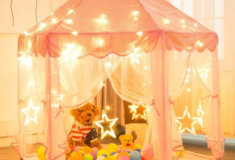 CAROSE 儿童室内梦幻公主屋 过家家帐篷 送LED星星灯