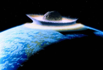 灭绝恐龙的小行星撞击引4.5公里高据浪