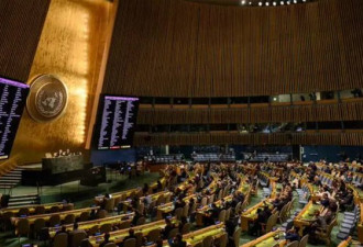 联合国大会谴责俄非法吞并乌领土 中国又投弃权票