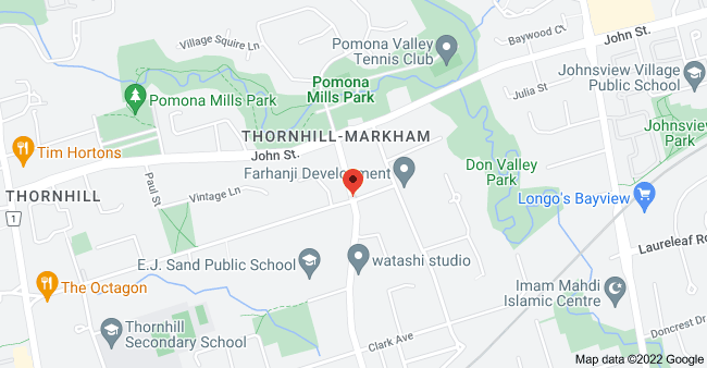 Map of Elgin St & Henderson Ave, Markham, ON L3T 2L9