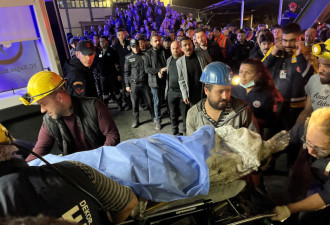 土耳其矿坑爆炸已22死 近50人受困300公尺深地底