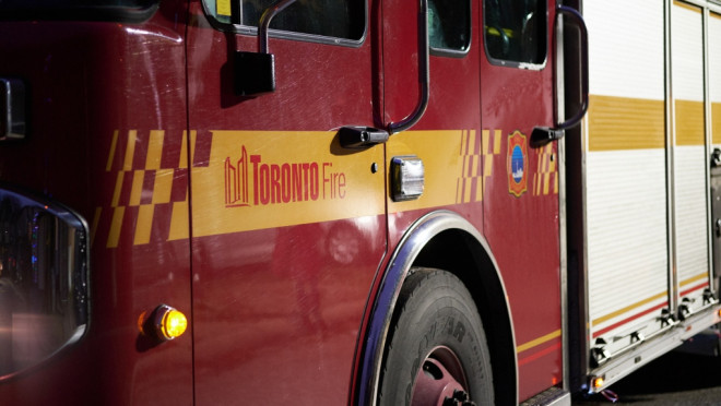 A Toronto Fire truck is seen in this undated photo. (Simon Sheehan/CP24)