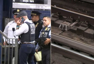 纽约男子误撞落陌生人手机 竟遭推落铁轨