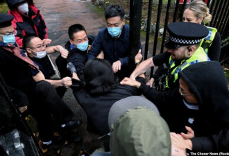 英多名议员要求驱逐殴打示威者的中国总领事