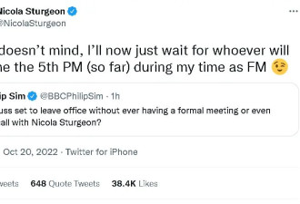 英国首相特拉斯辞职后 一个细节令苏格兰不爽