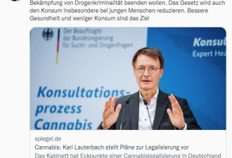 德国将大麻合法化 允许成人购买30克大麻