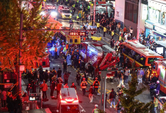 疑名人现身爆踩踏意外 首尔万圣节派对120人丧生