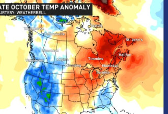 气象网发布加拿大11月天气预测 安省的情况将与往年不同