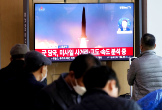 朝鲜狂射10枚导弹挑衅 韩国发布空袭警报