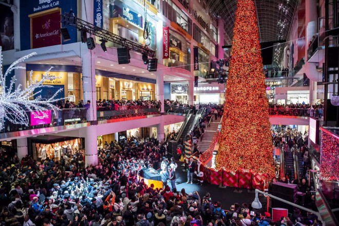 The Toronto Eaton Centre will not have any Christmas tree for 2022
