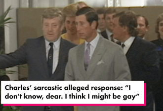 王室曝猛料：查尔斯竟说自己是gay？