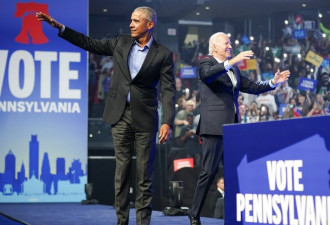 拜登、奥巴马与特朗普在宾夕法尼亚州正面交锋