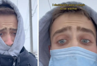 外国小哥经历加拿大第一场雪：我希望我不会死！