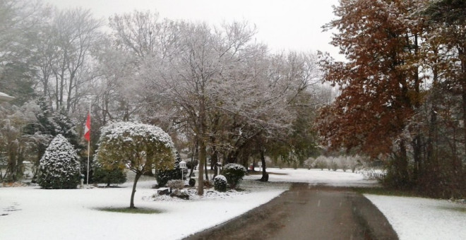 Snow has officially arrived in parts of Ontario (PHOTOS)