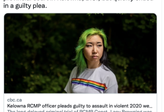 “UBC华裔女生遭警察踩头杀”案件开审！女警终于认罪