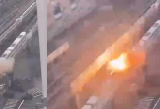上海地铁传出爆炸声 网传目击影片