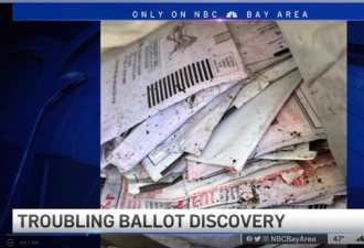 硅谷圣他克拉拉县：女子在山谷中发现一袋选票