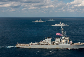 一张船身锈迹斑斑照片 看出美军“超额负担”