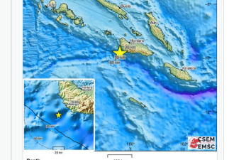 索罗门群岛爆大地震 示警危险海啸波