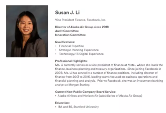 成都妹子任脸书 CFO，15岁上斯坦福 打破华裔天花板
