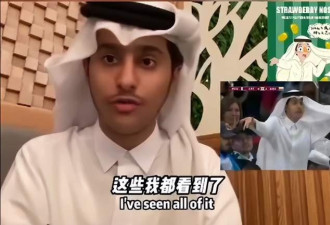卡塔尔王子回应被中国网友做成表情包