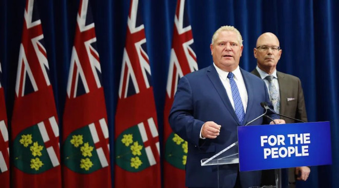 Ontario Premier Doug Ford announces action to uphold the Better Local Government Act. Photo: Premier of Ontario Photography/Flickr
