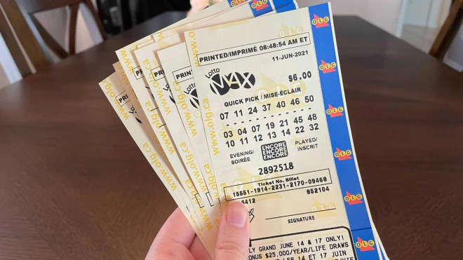 ​Lotto Max tickets.